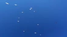 Möwen im Himmel
